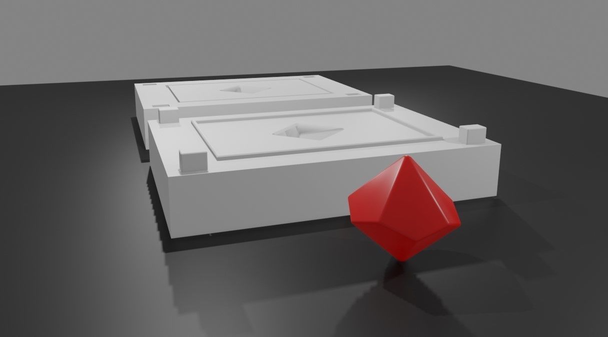 Mold for Dice 10 Sides Blank - Form - Molde para Dados 3D print model_12