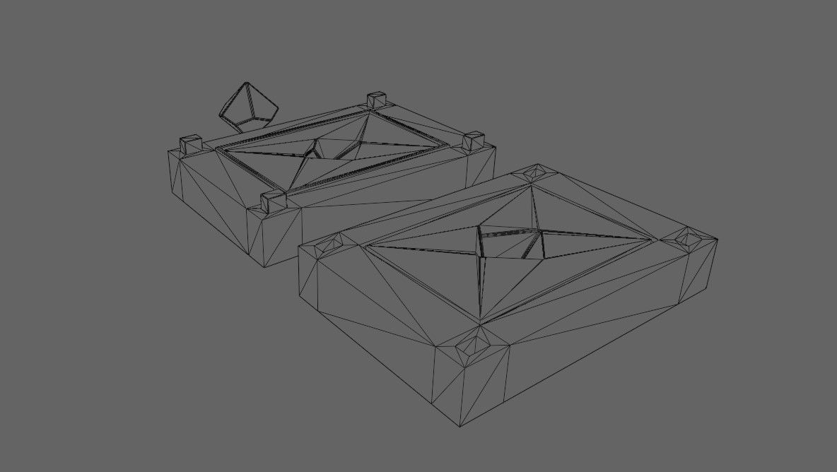 Mold for Dice 10 Sides Blank - Form - Molde para Dados 3D print model_7