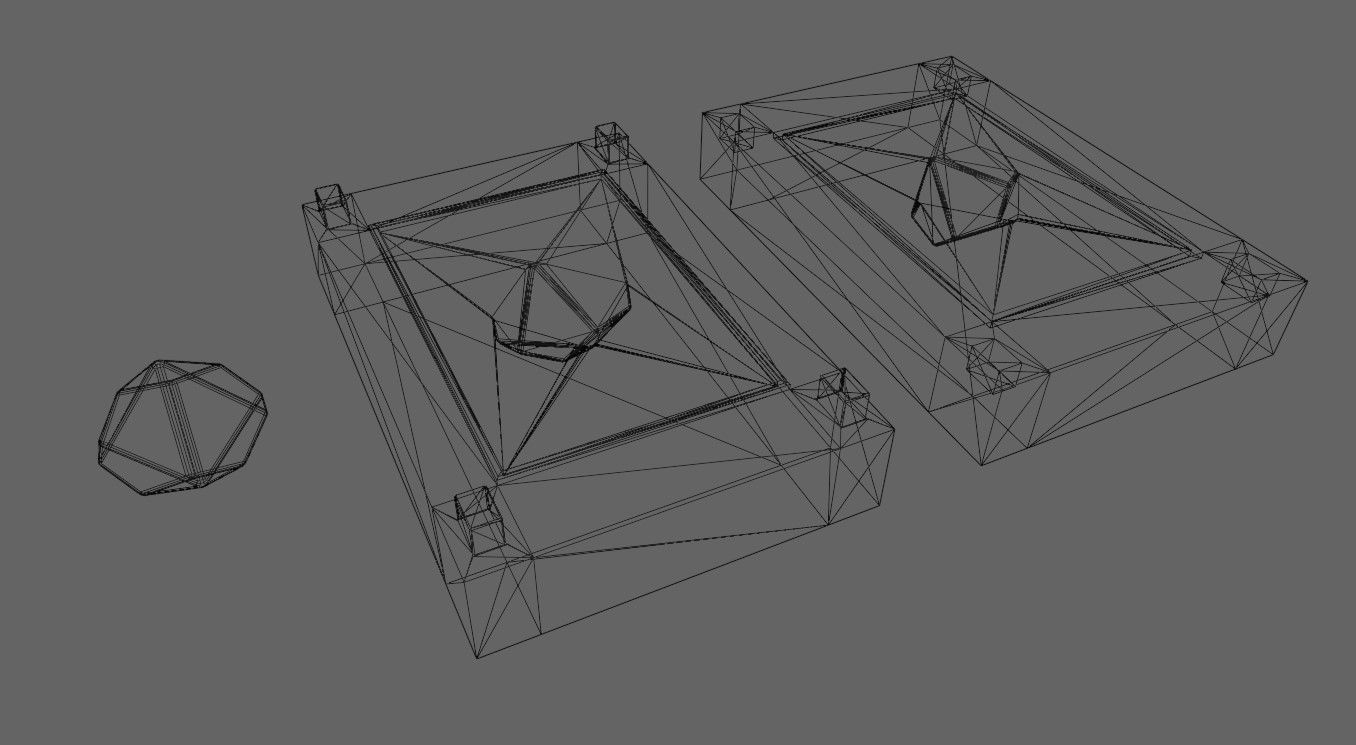 Mold for Dice 10 Sides Blank - Form - Molde para Dados 3D print model_8
