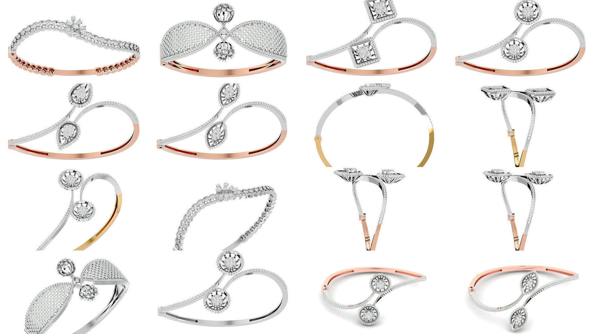 38 Blooming Flower Nature 3dm stl renders details 3D Model Collection_2