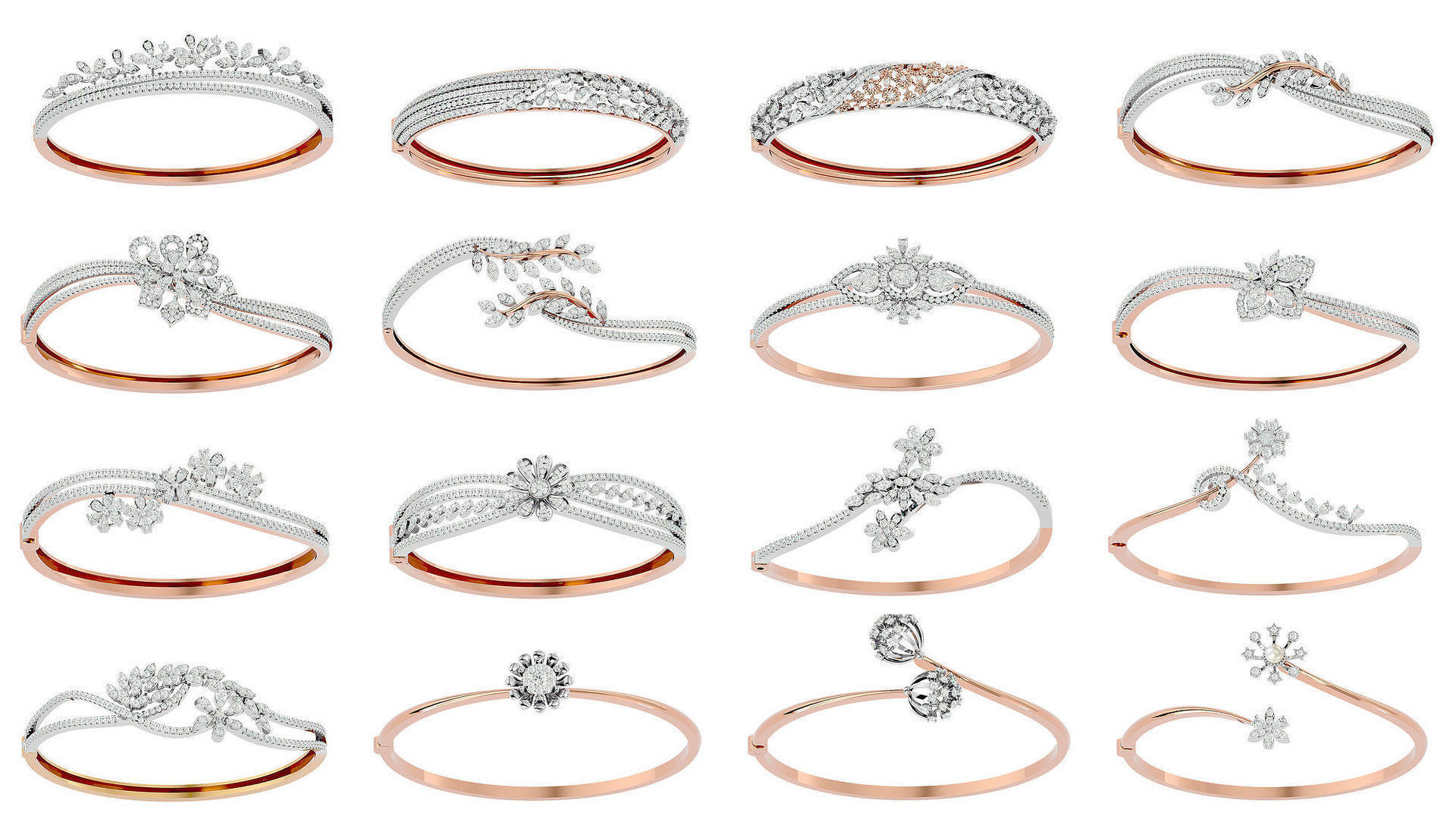 38 Blooming Flower Nature 3dm stl renders details 3D Model Collection_1