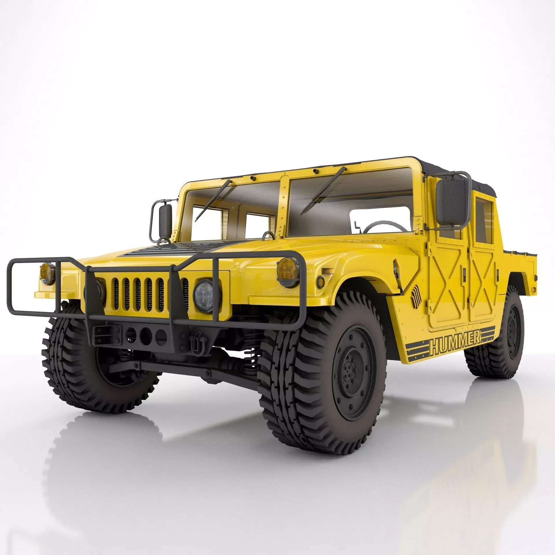 Hummer H1 Humvee 3D model