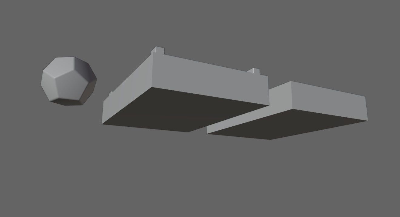 Mold for Dice 12 Sides Blank - Form - Molde para Dados 3D print model_10