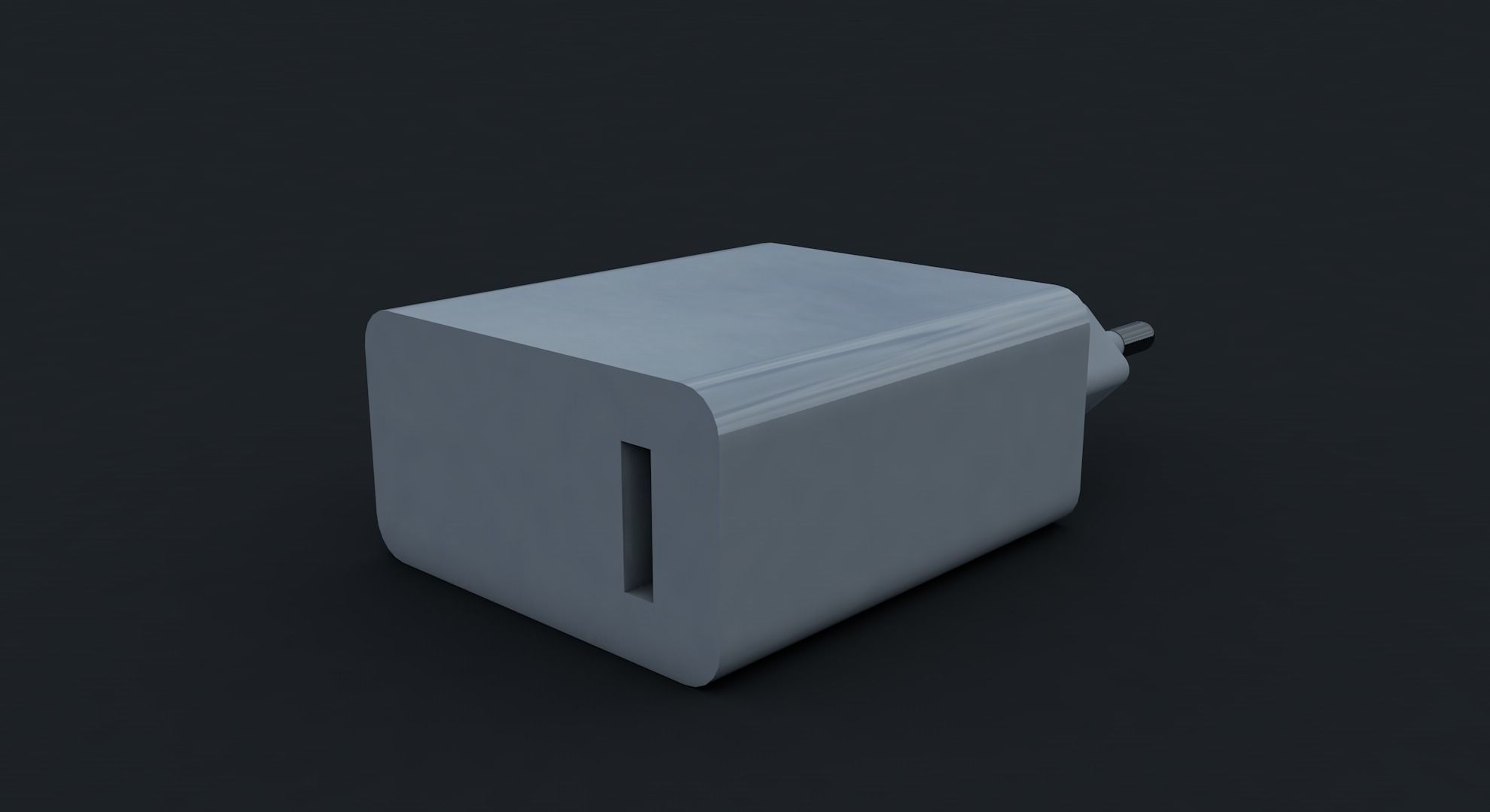 Charger with above average detail level 3D model_2