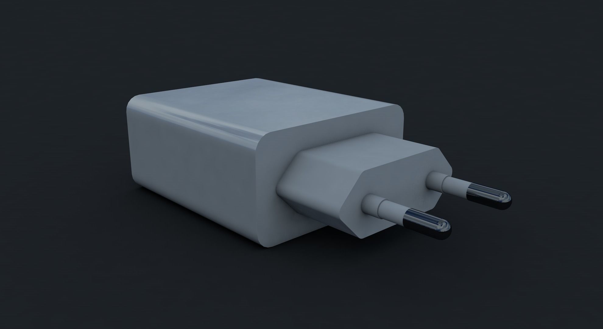 Charger with above average detail level 3D model_1