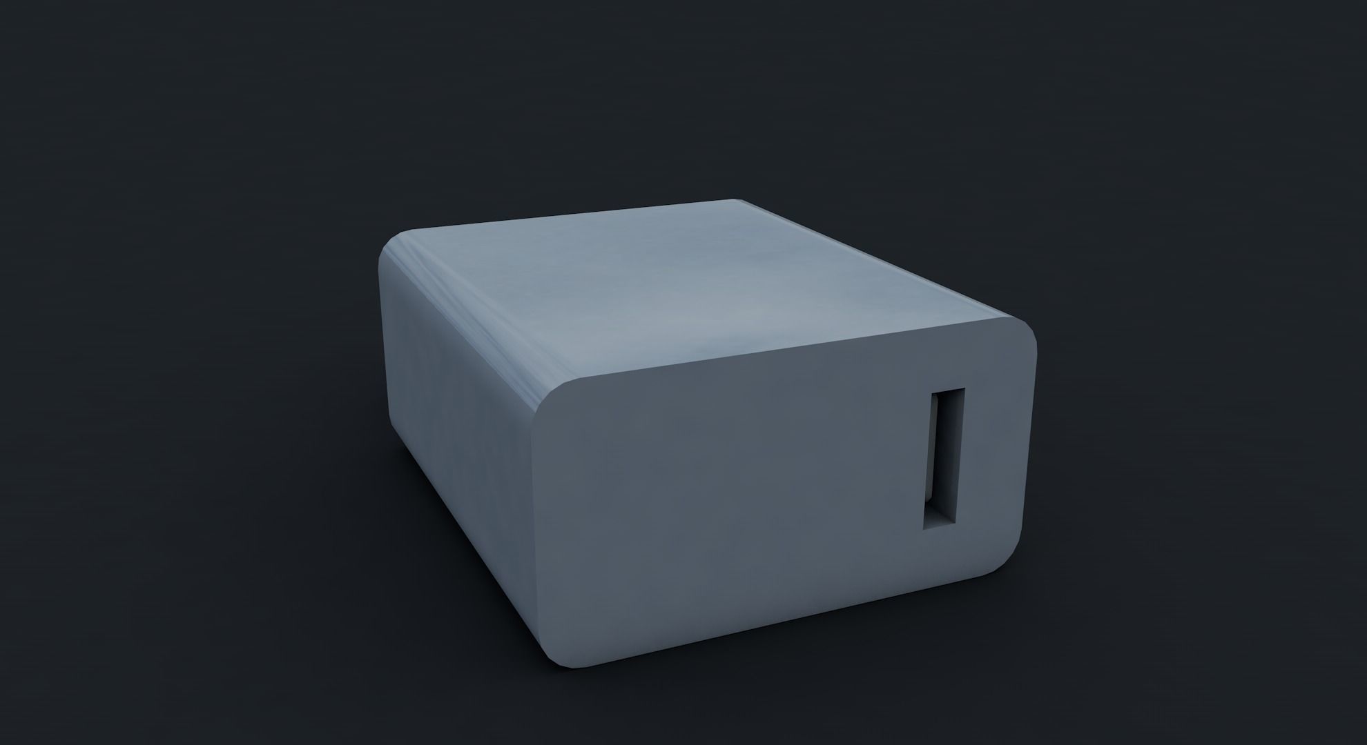 Charger with above average detail level 3D model_3