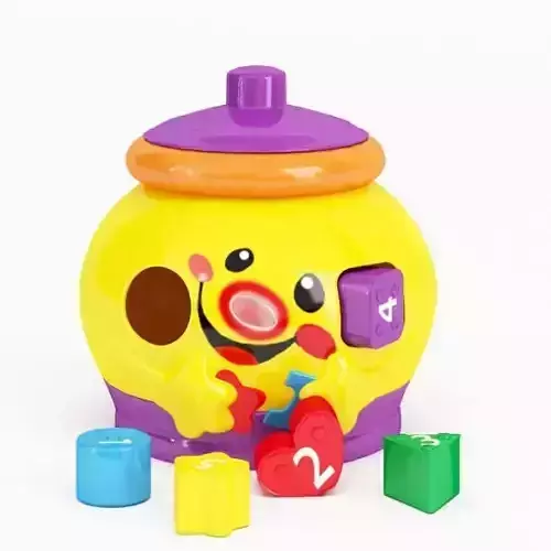 Small Children Toy With Shapes