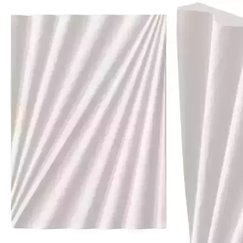 Small plaster artwork Low-poly 3D model