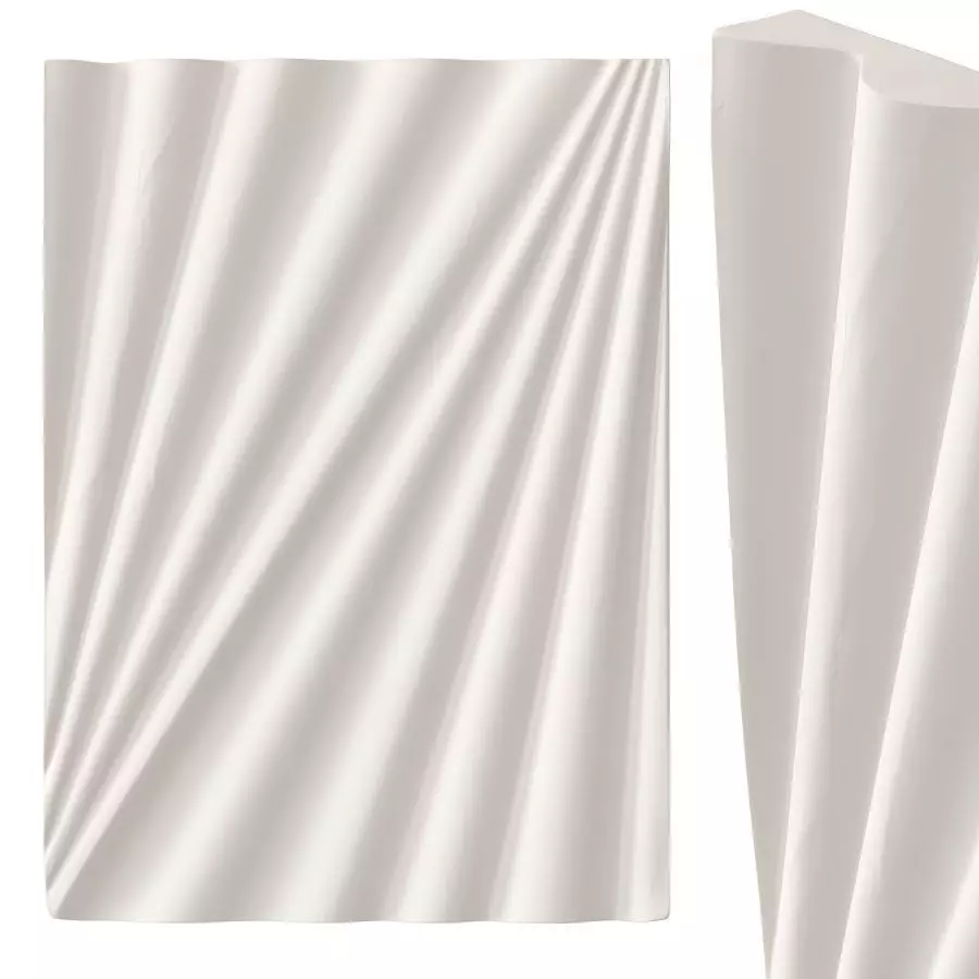 Small plaster artwork Low-poly 3D model_0