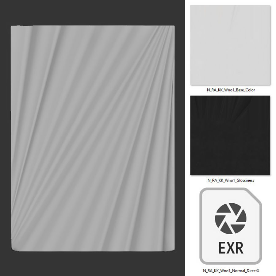 Small plaster artwork Low-poly 3D model_7