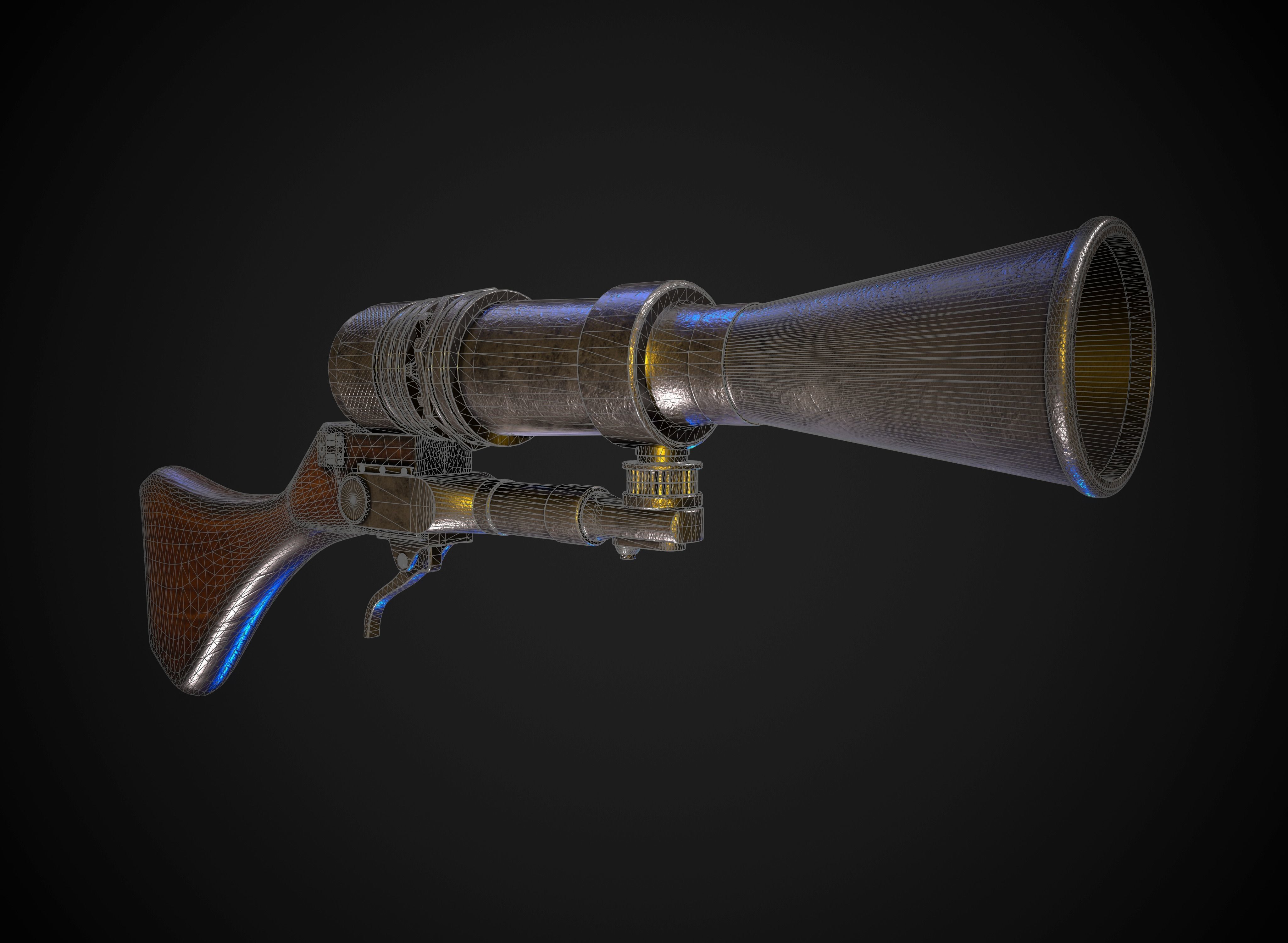 Jawa ionization blaster 3D model_3