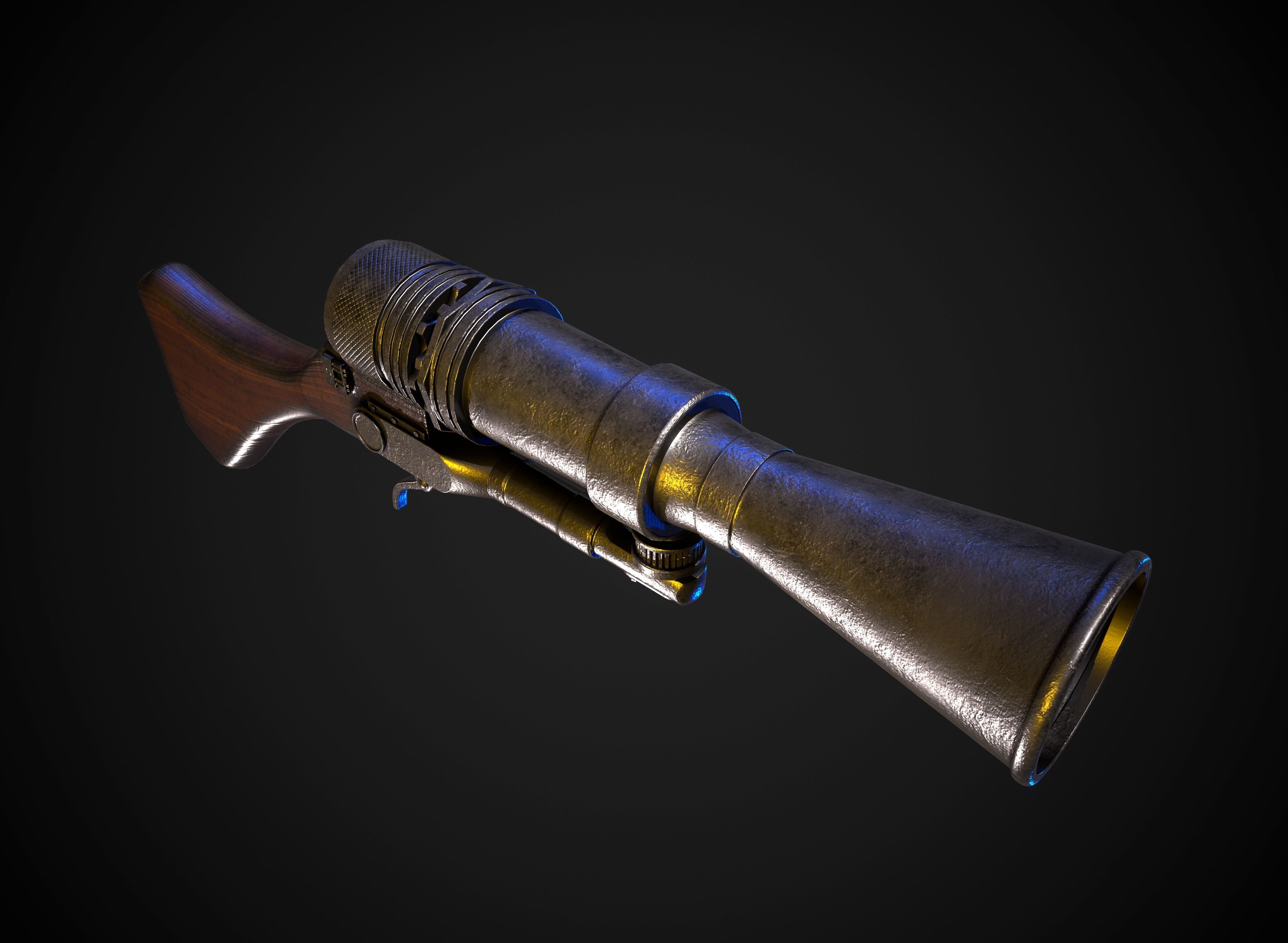 Jawa ionization blaster 3D model_4