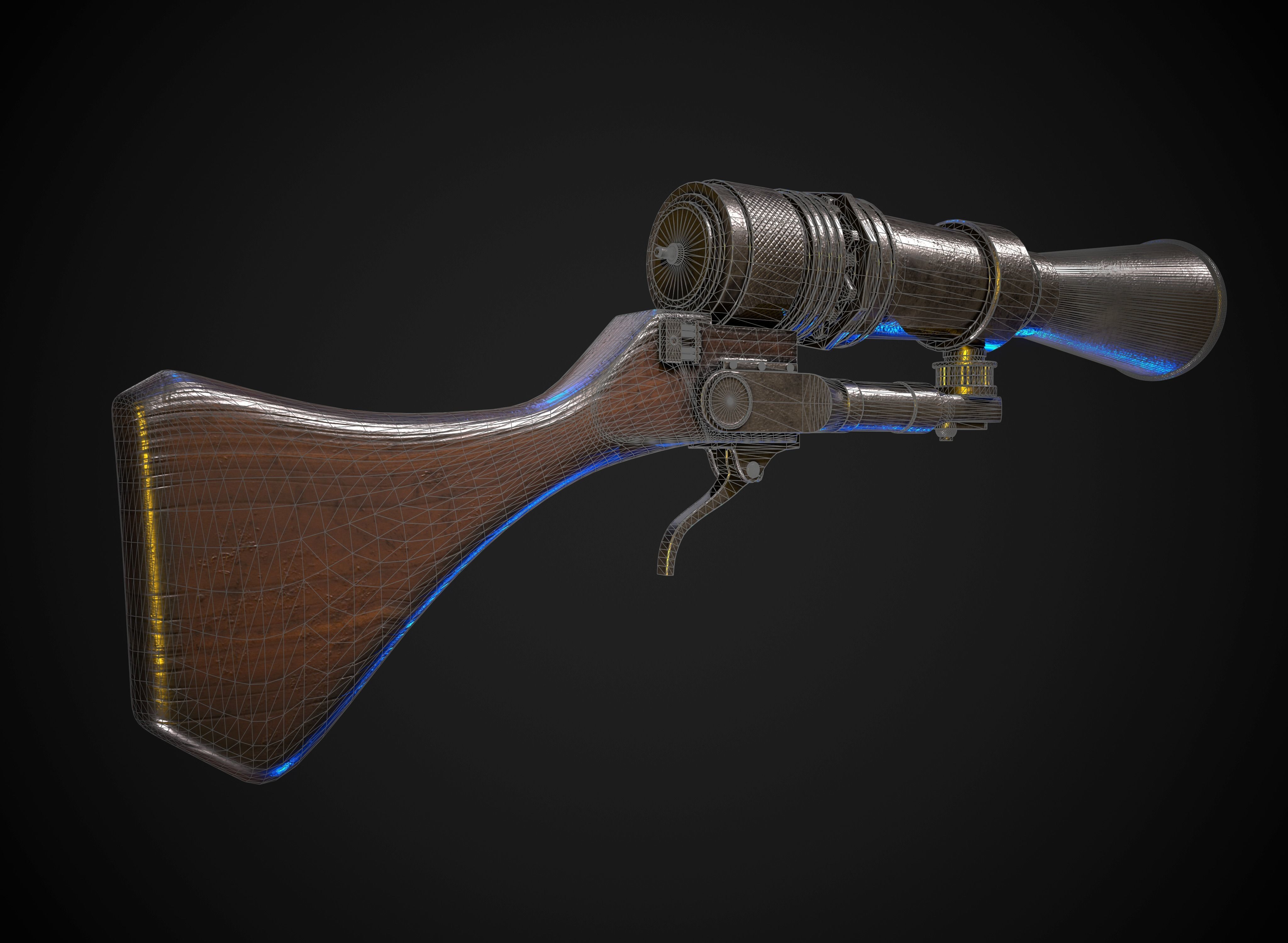 Jawa ionization blaster 3D model_2