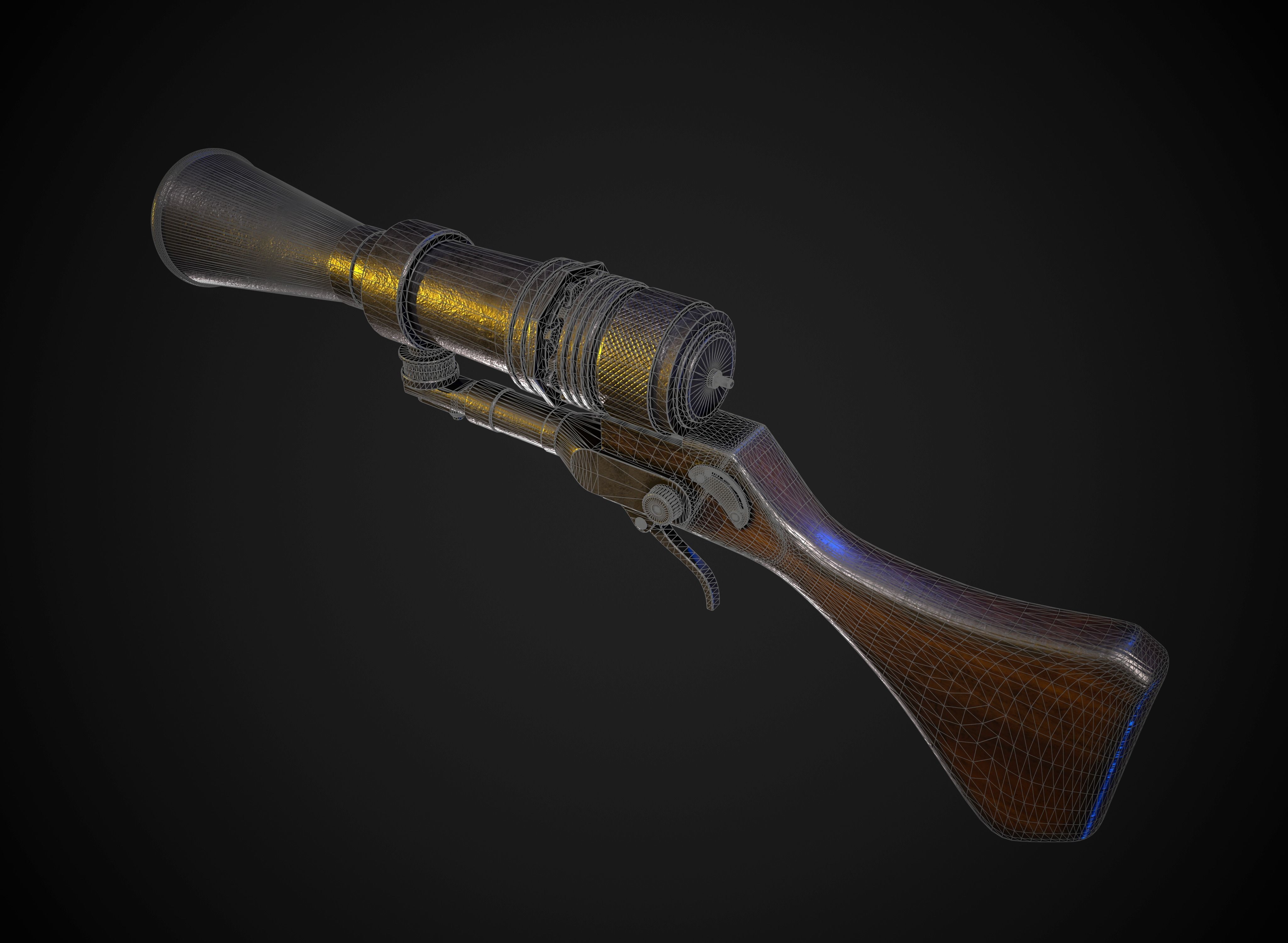 Jawa ionization blaster 3D model_9