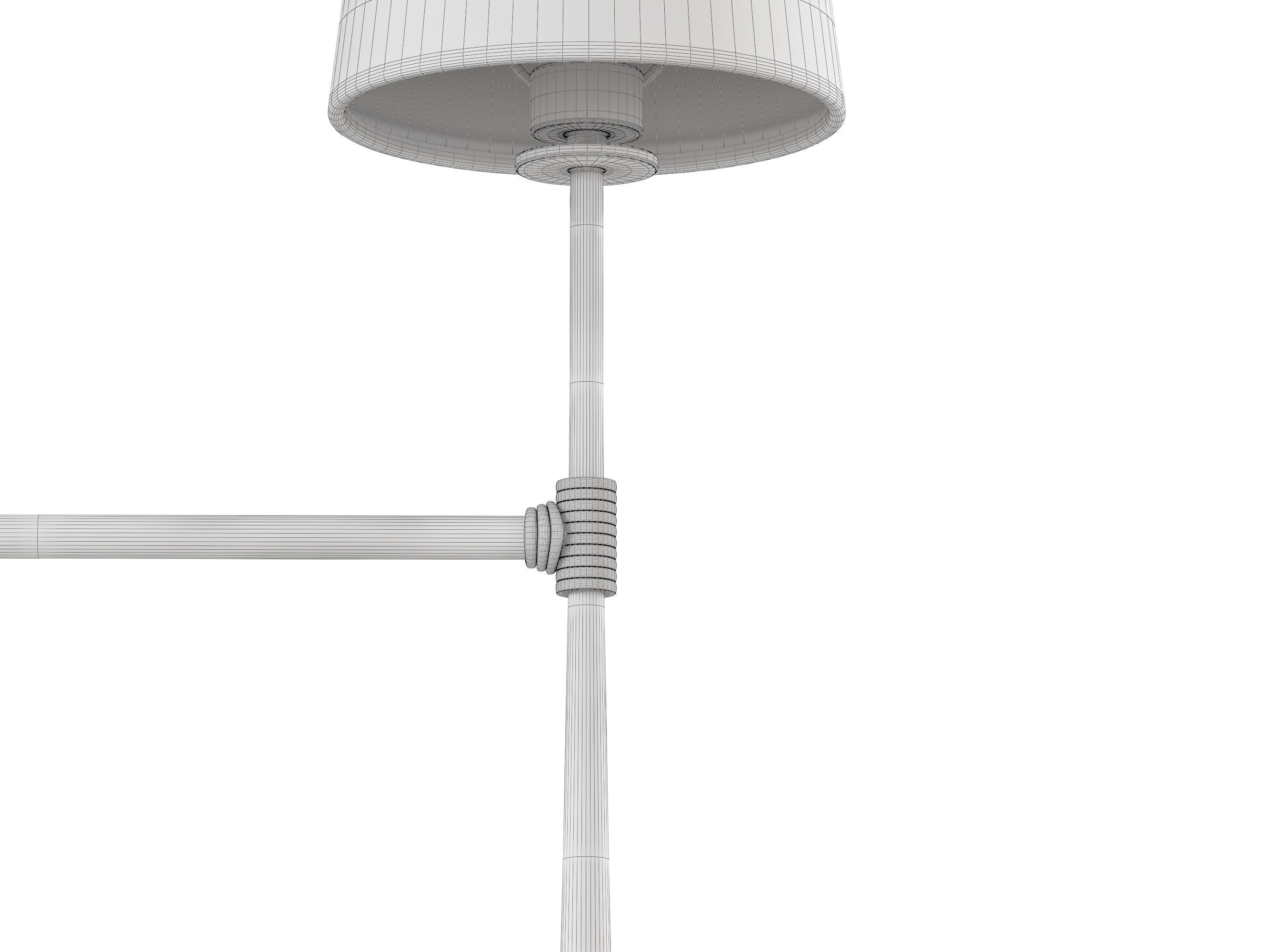 Rhodes Round Chandelier 6 Light 3D model_7