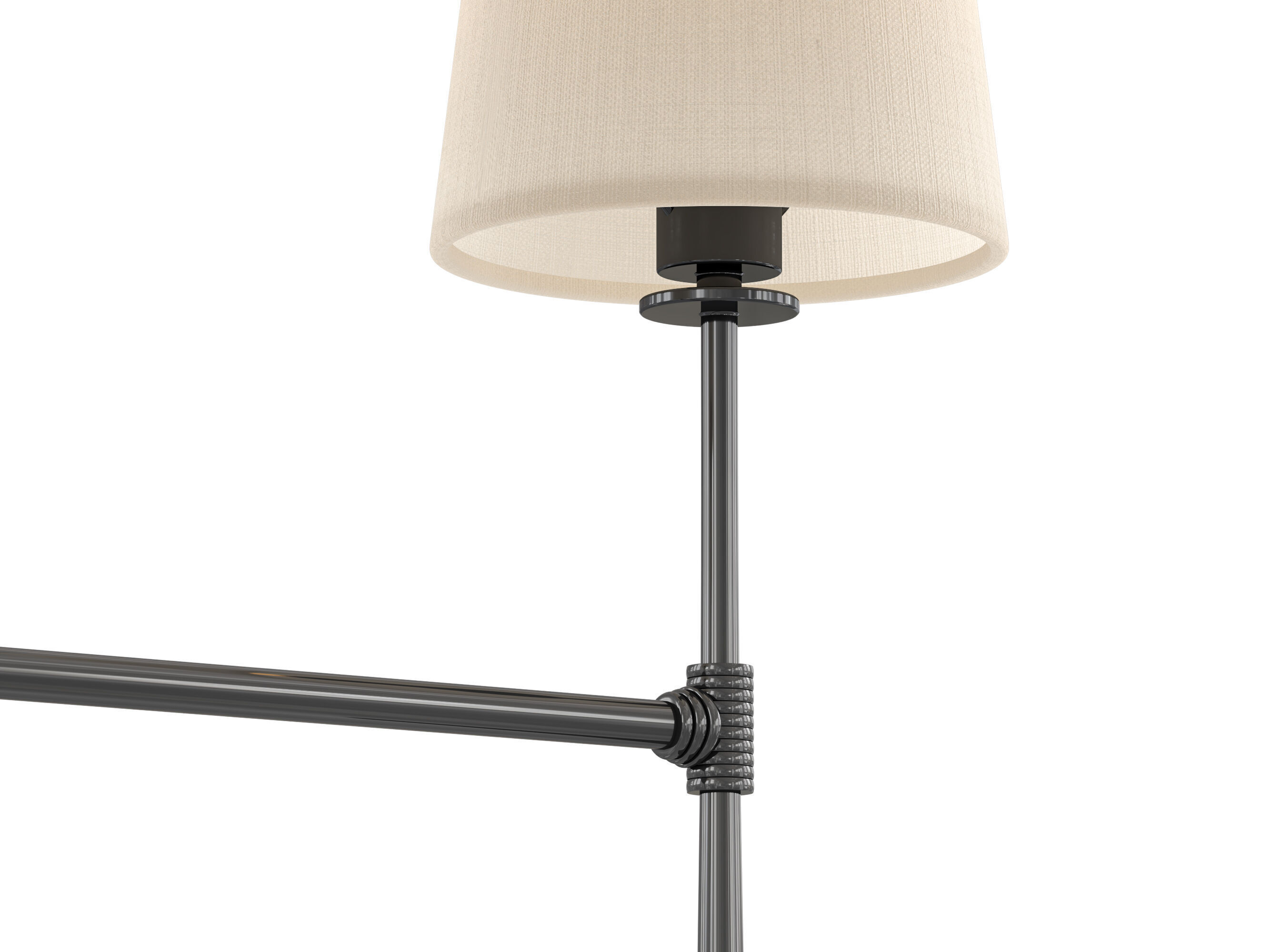 Rhodes Round Chandelier 6 Light 3D model_5