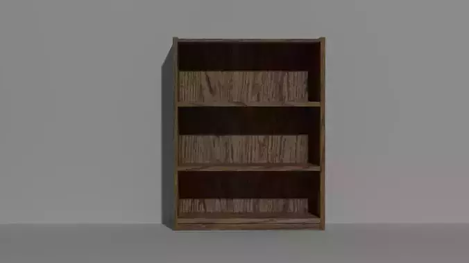Short Oak Bookshelf