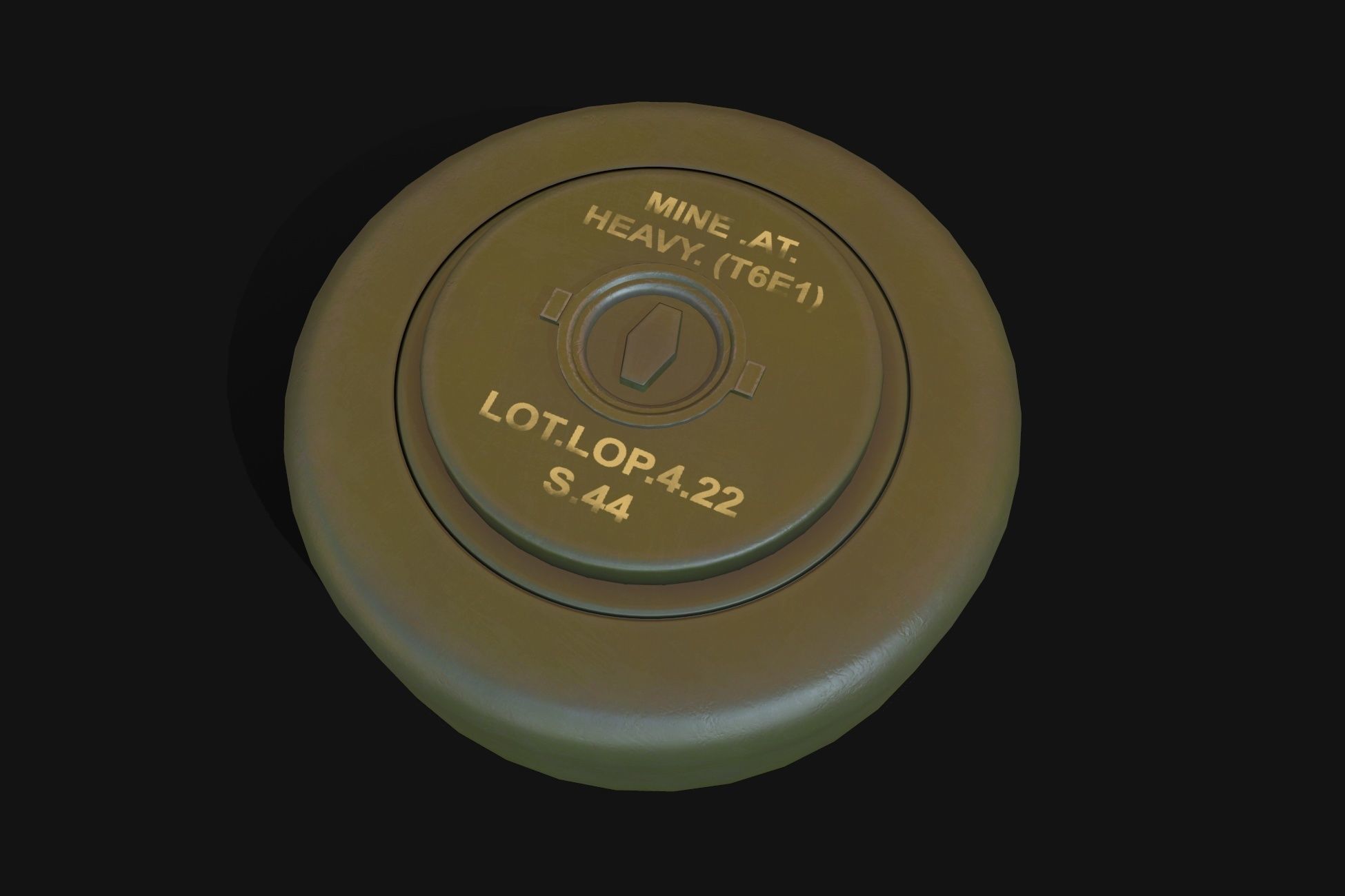 Grenades pack 10 models Low-poly 3D model_6