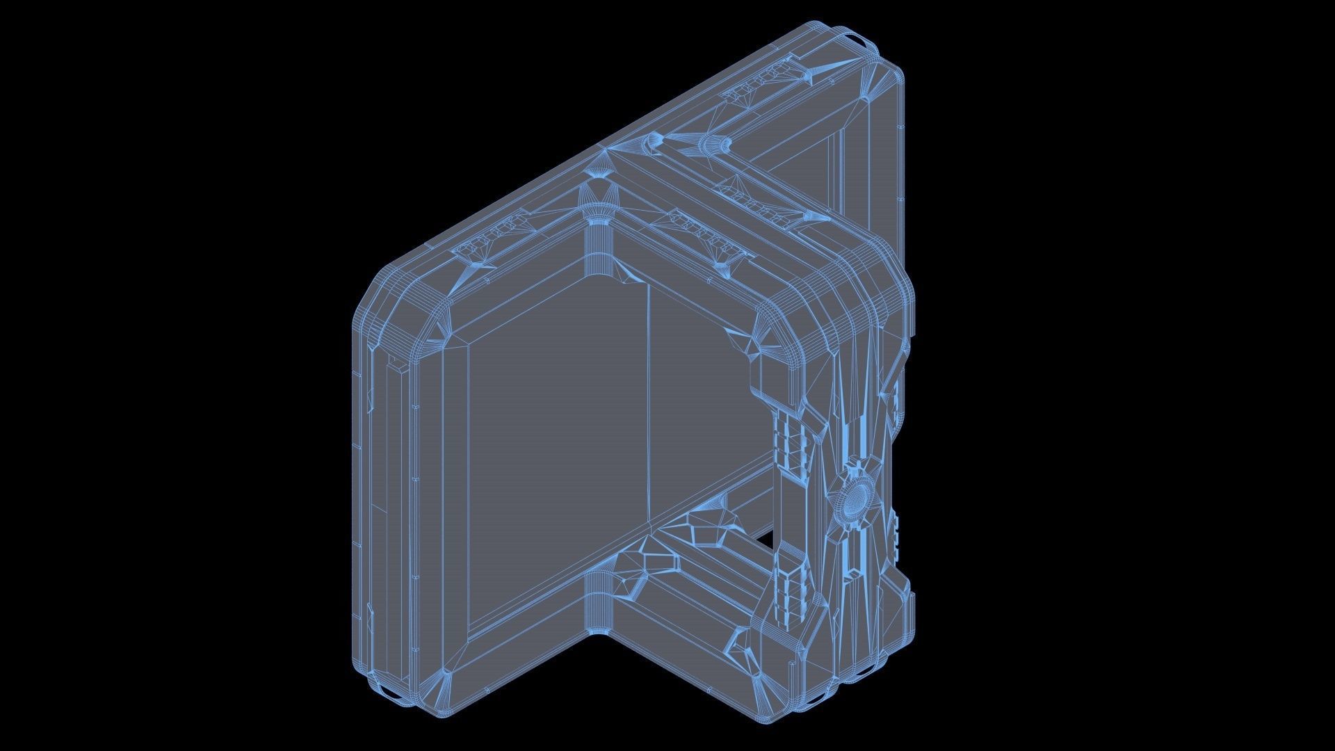 Sci-Fi Mech Screen 3D model_9