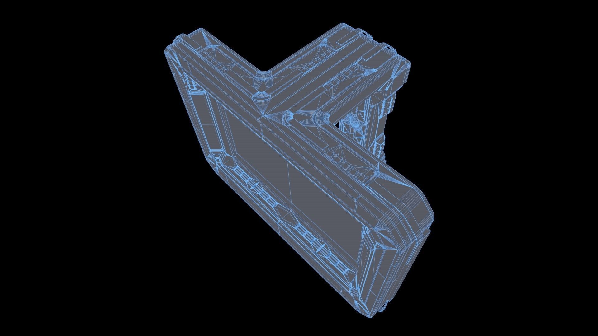 Sci-Fi Mech Screen 3D model_10