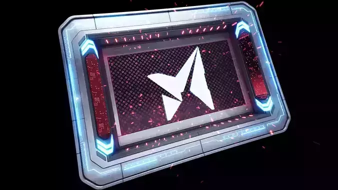 Sci-Fi Mech Screen 3D model