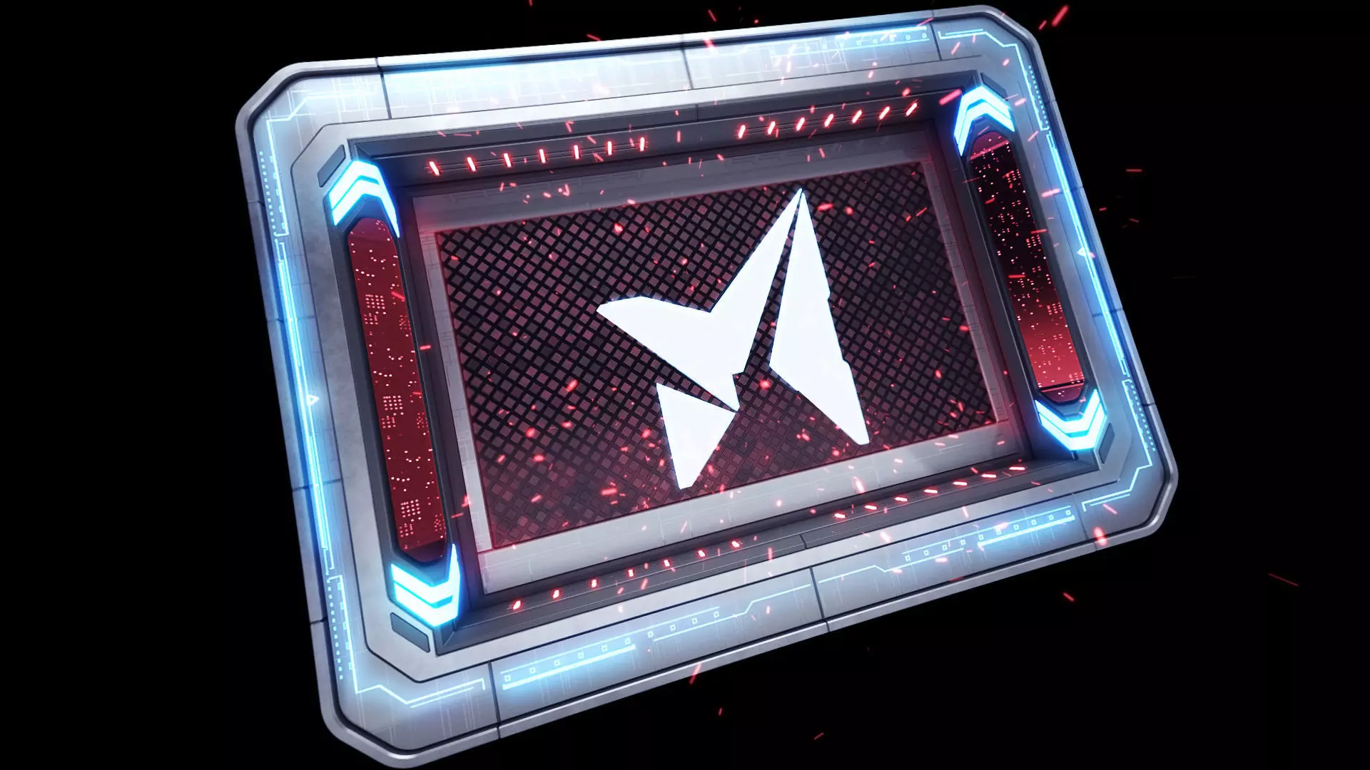 Sci-Fi Mech Screen 3D model_0