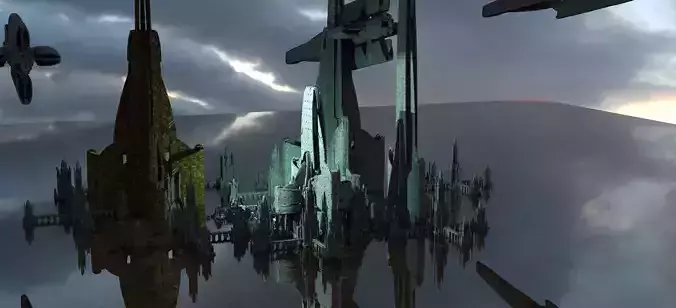 Dark lords Spaceport kit bash