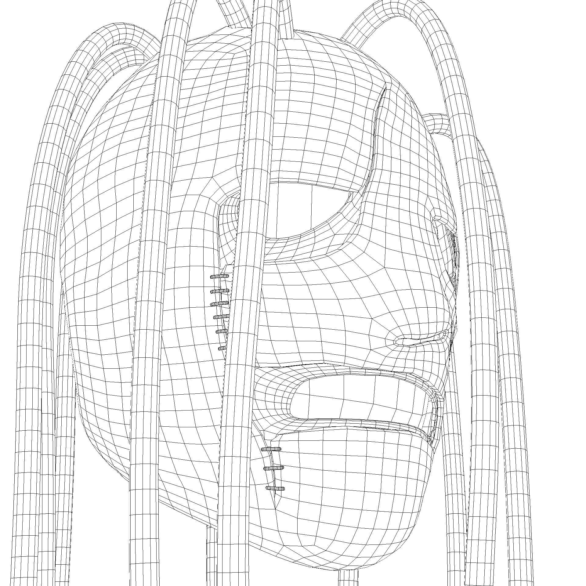 Corey Taylor Iowa Mask from Slipknot Free low-poly 3D model_19