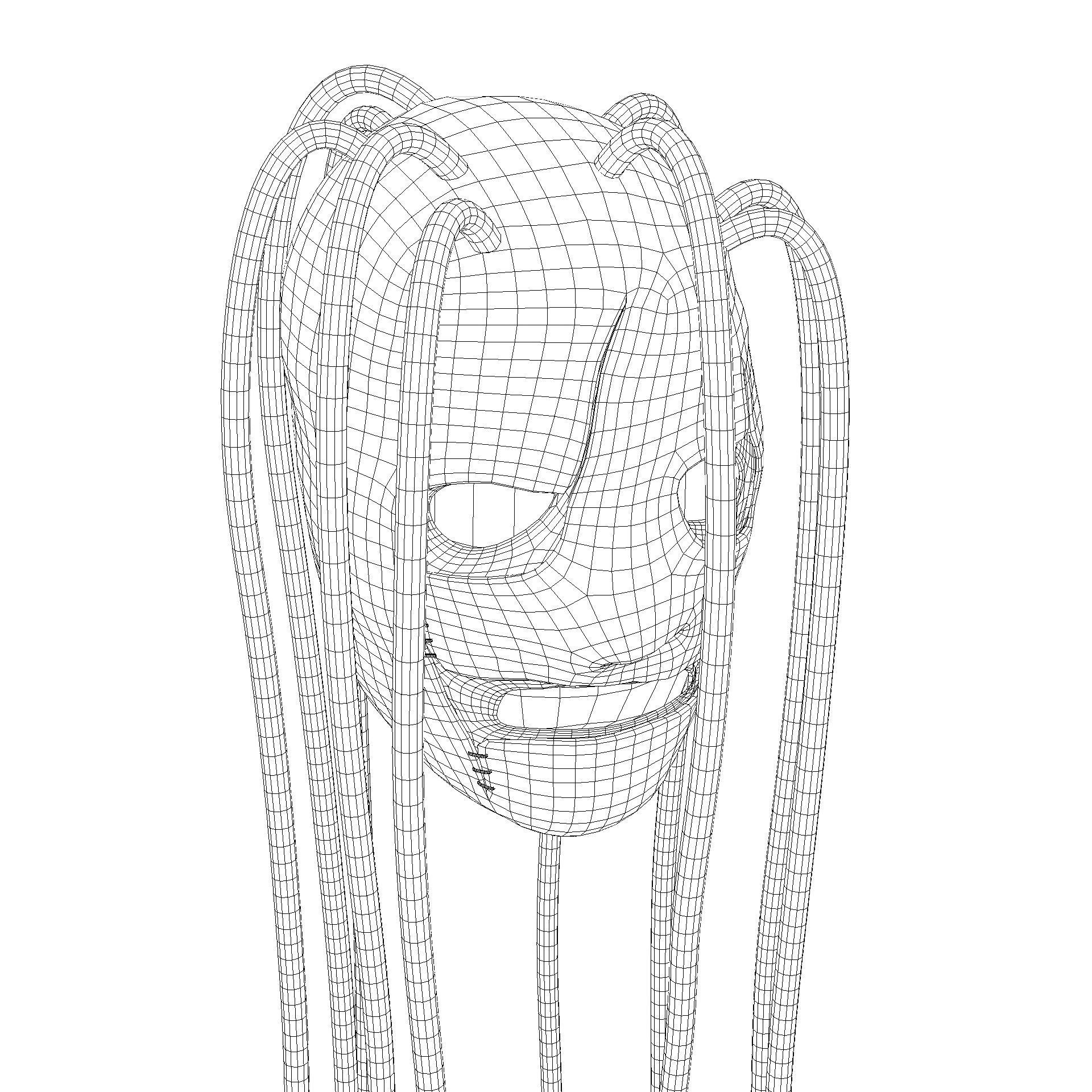 Corey Taylor Iowa Mask from Slipknot Free low-poly 3D model_10