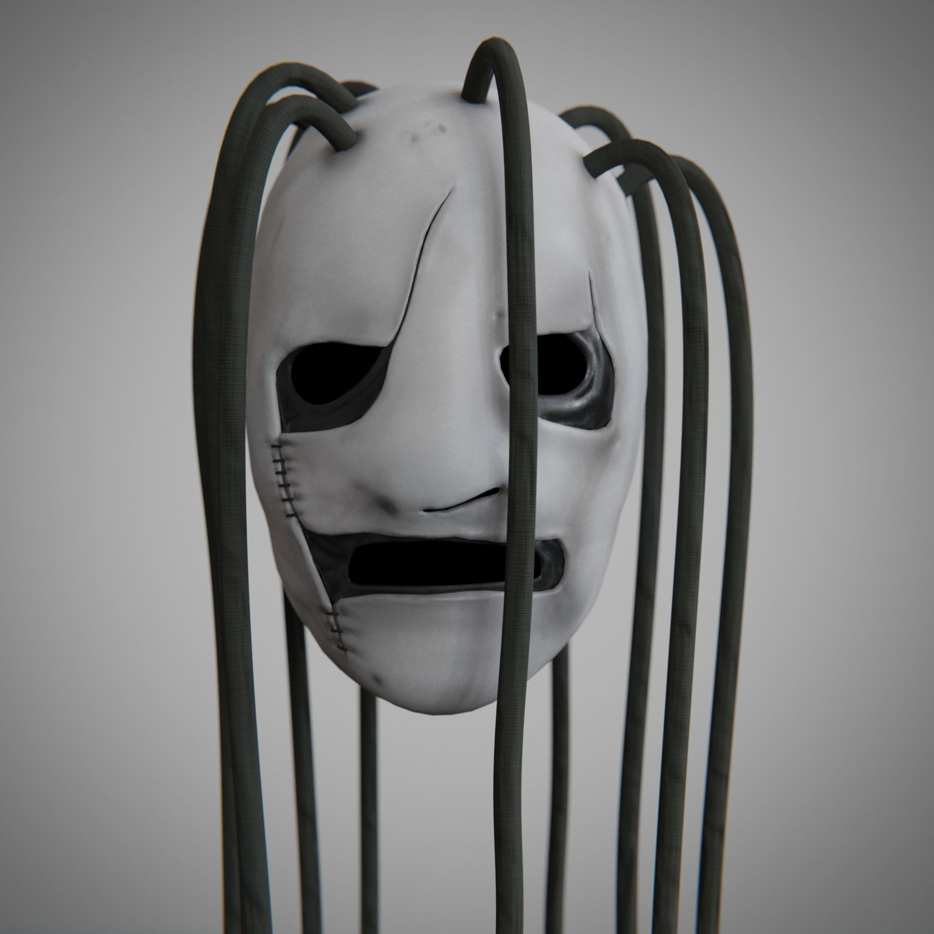 Corey Taylor Iowa Mask from Slipknot Free low-poly 3D model_6