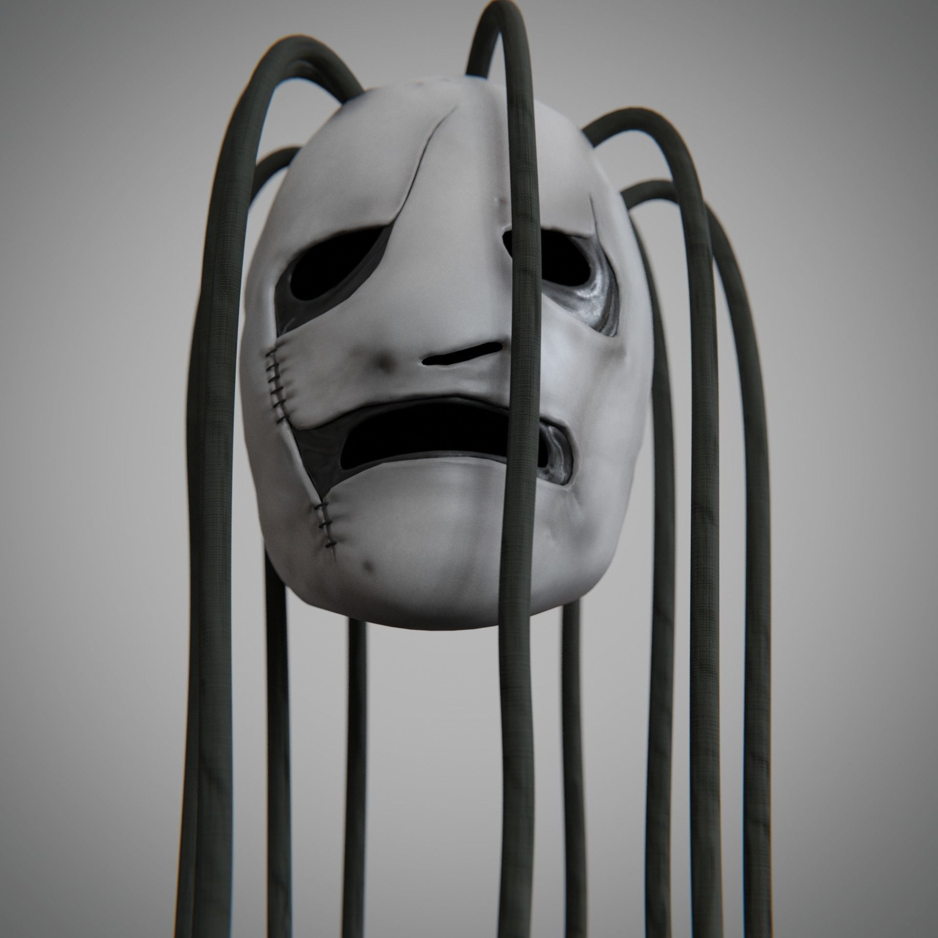 Corey Taylor Iowa Mask from Slipknot Free low-poly 3D model_7