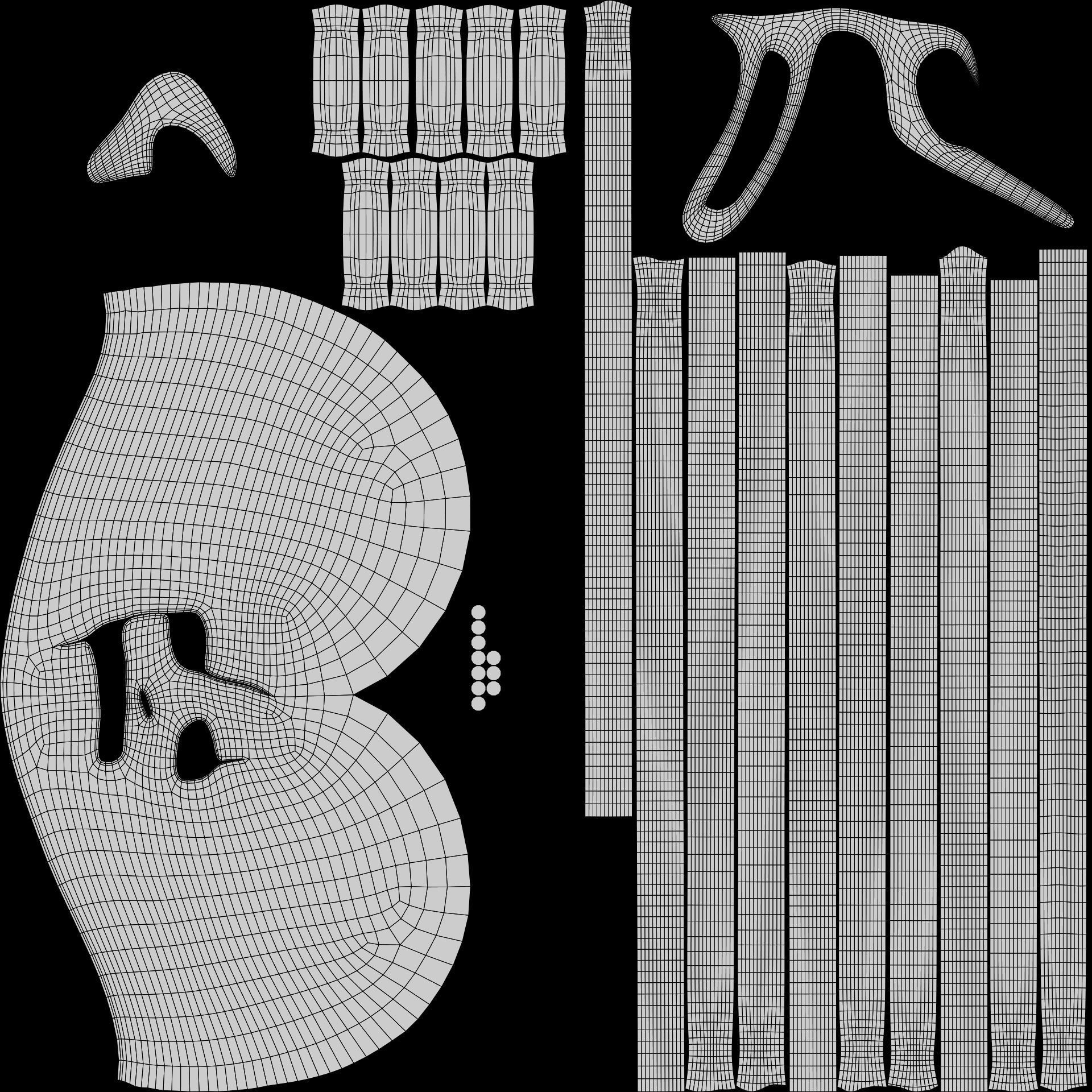 Corey Taylor Iowa Mask from Slipknot Free low-poly 3D model_20