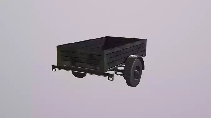 Trailer wooden wagon