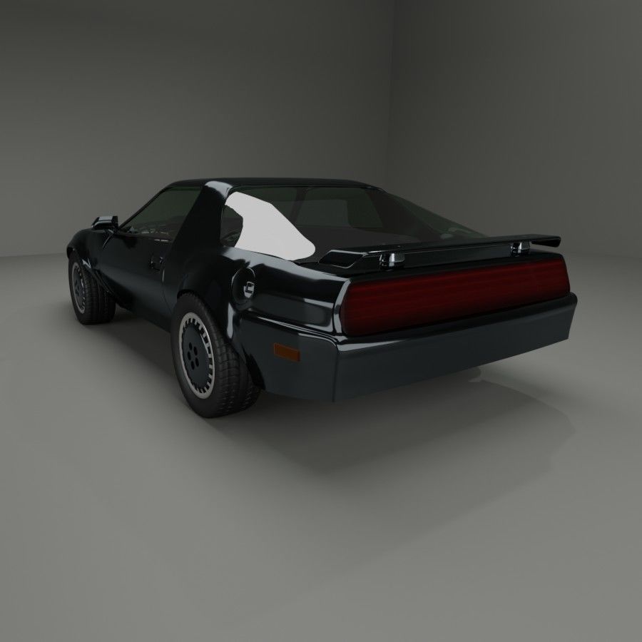 knight rider  kitt  3D model_2