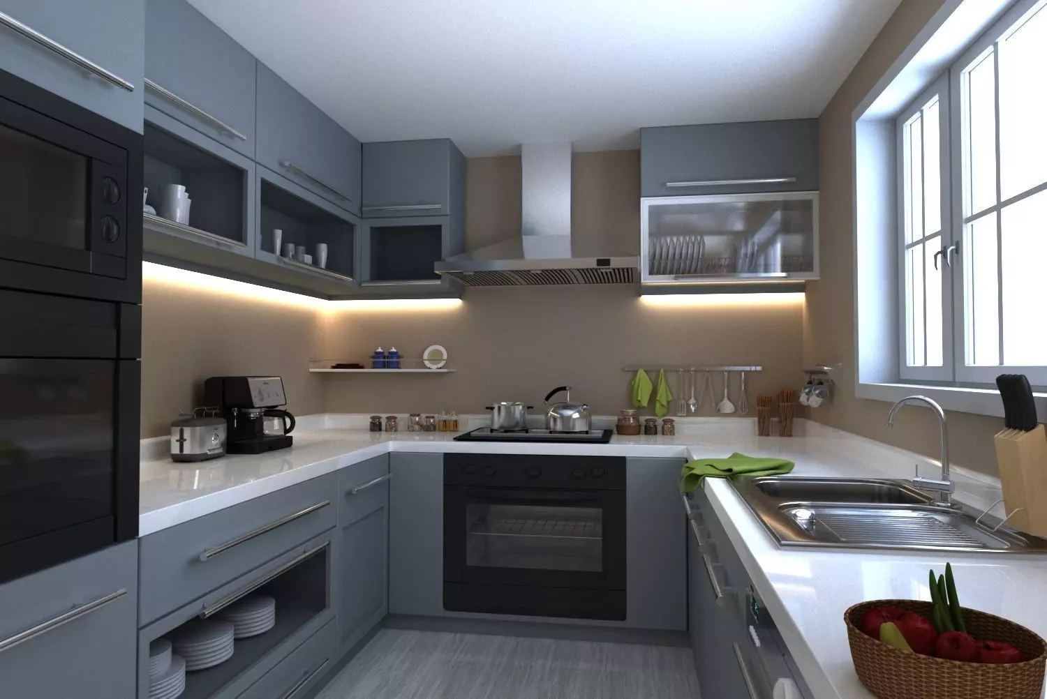Kitchen 3D model_0