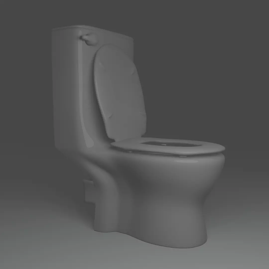 Toilet Free 3D model_0