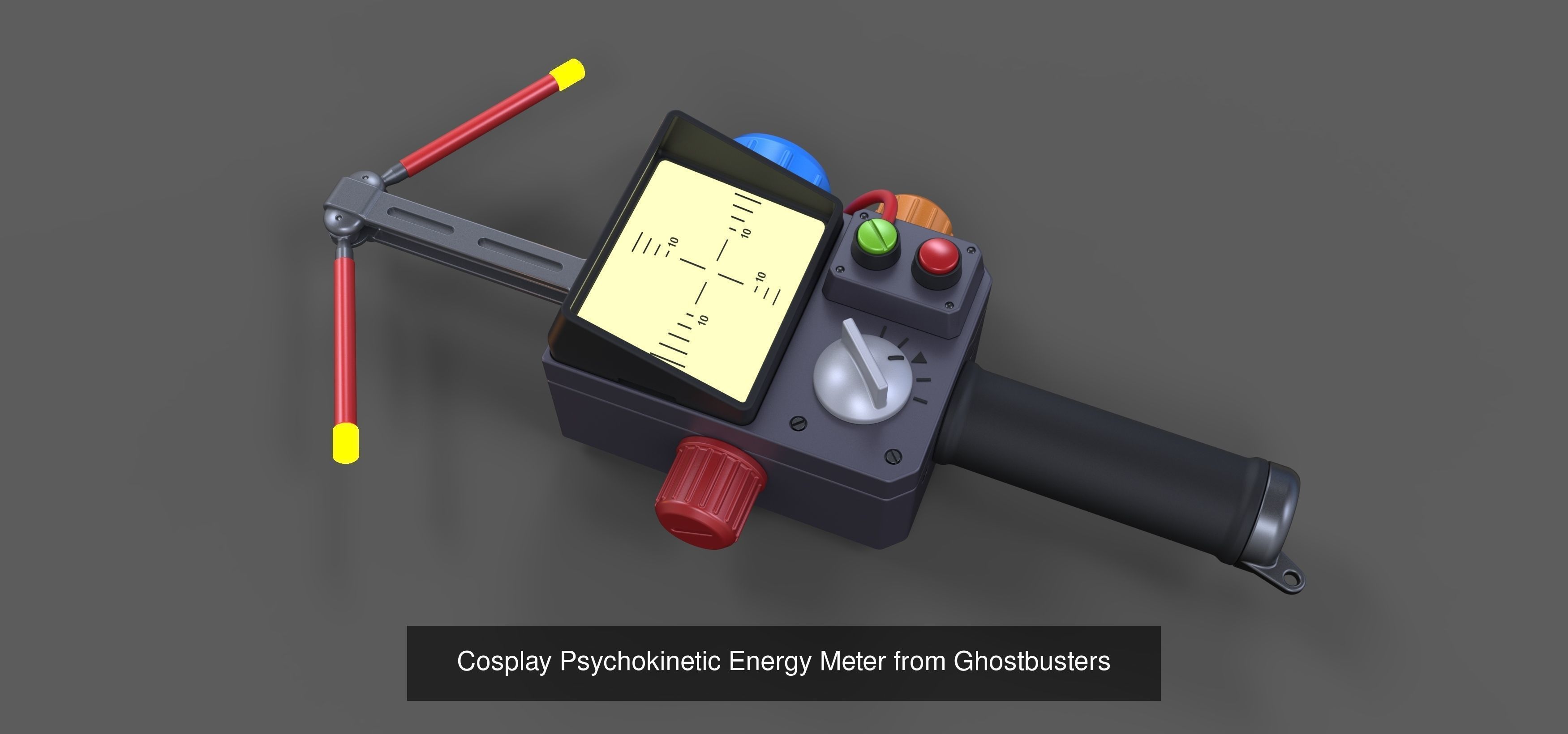 Psychokinetic Energy Meters 3D Model Collection_5