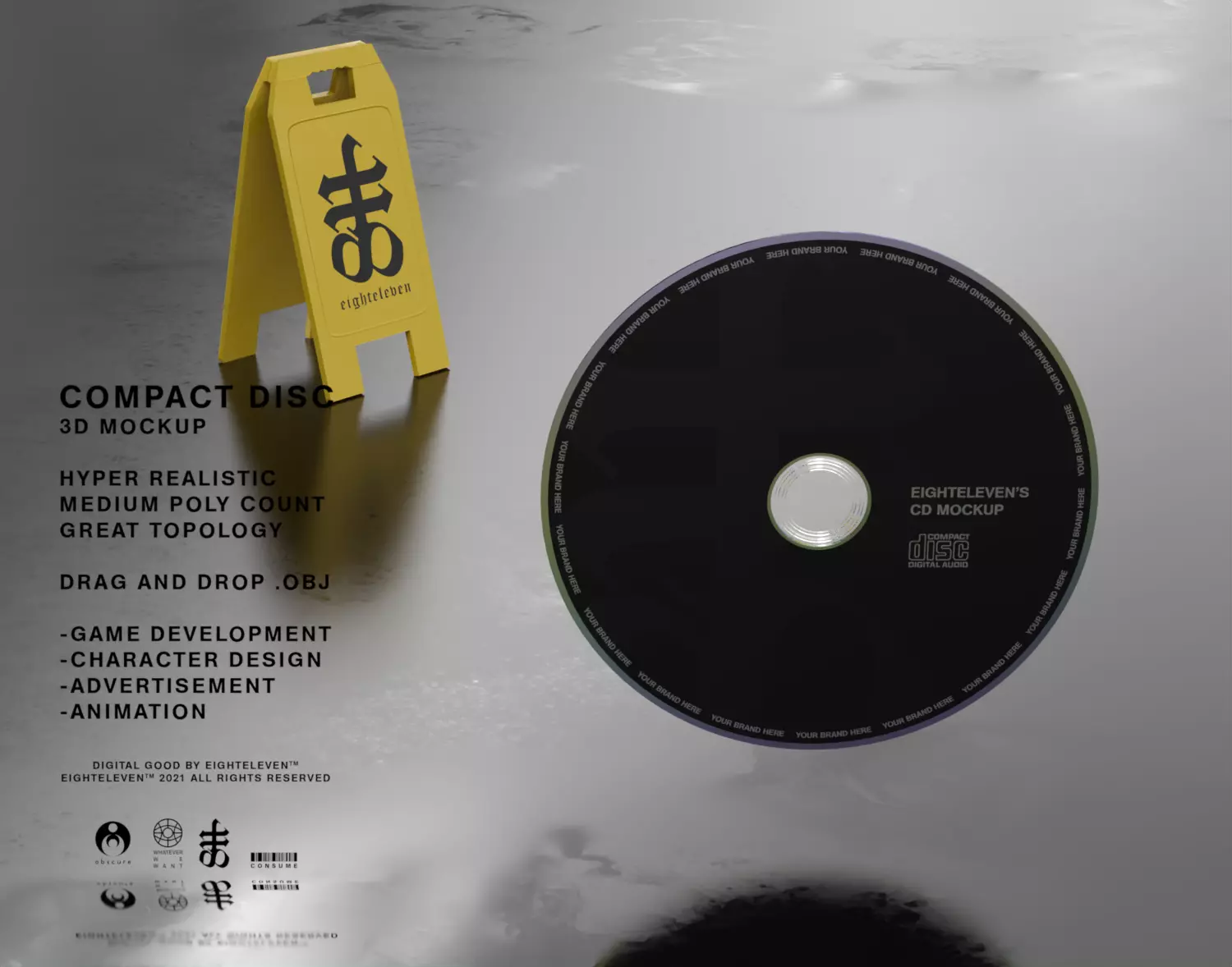 COMPACT DISC 3D model_0