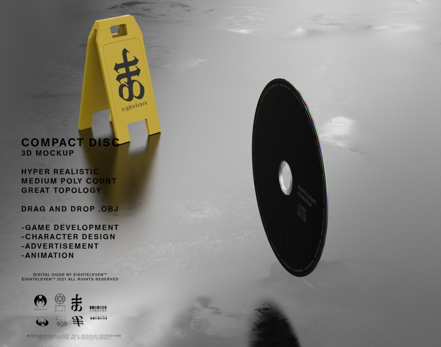 COMPACT DISC 3D model_1