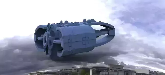 Spaceship design 1 3D model