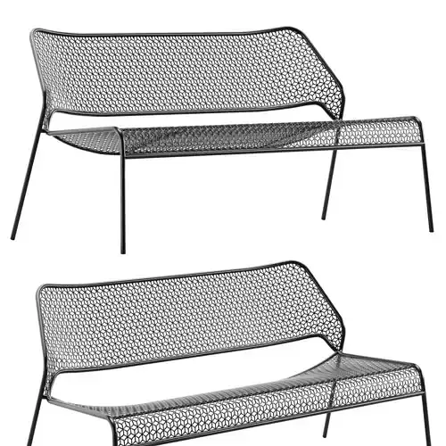 Hot Mesh Settee by blu dot 3D model