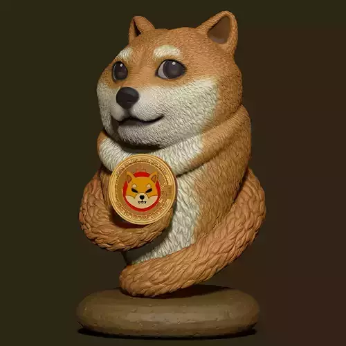 Shiba inu  3D print model