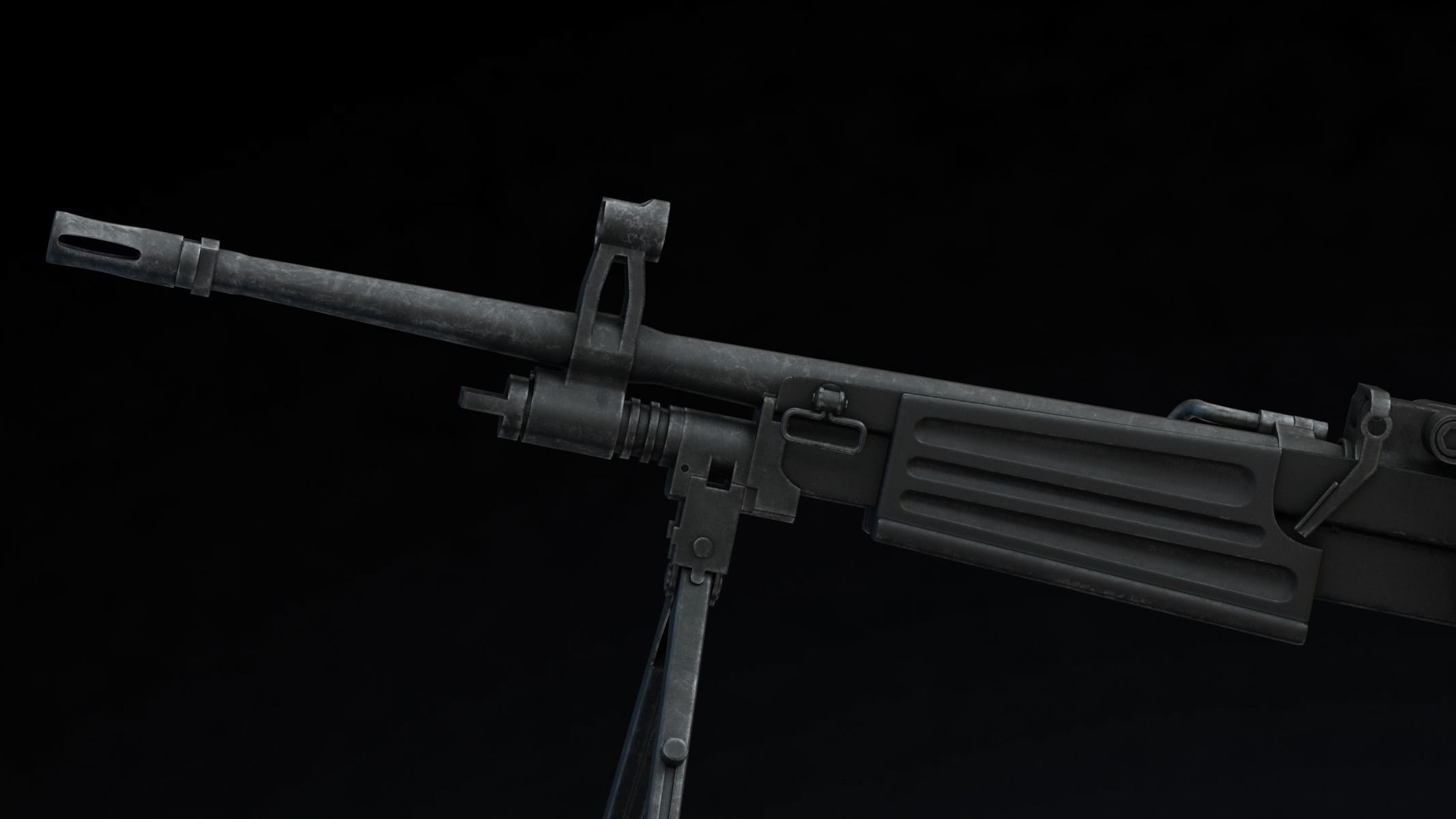 Daewoo K3 Low Poly  Low-poly 3D model_7