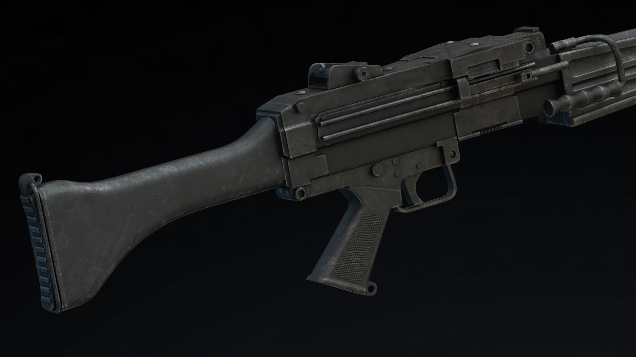 Daewoo K3 Low Poly  Low-poly 3D model_5