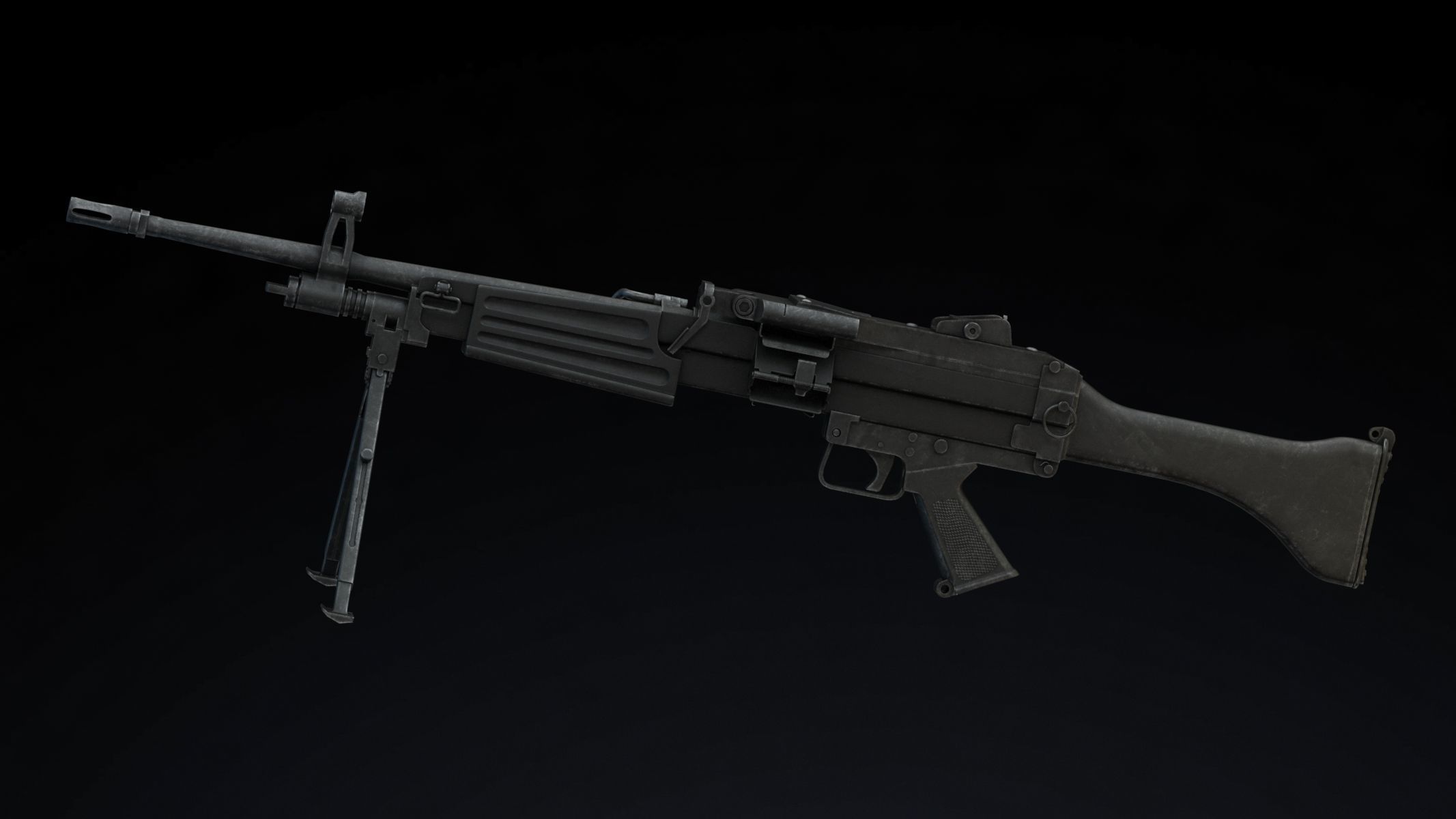 Daewoo K3 Low Poly  Low-poly 3D model_2