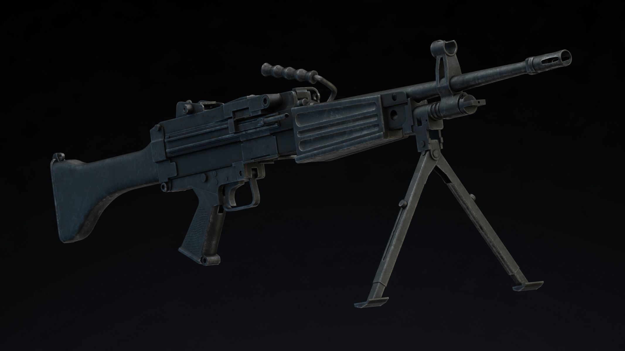 Daewoo K3 Low Poly  Low-poly 3D model_4