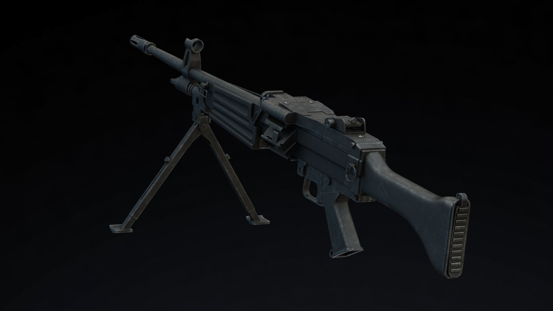 Daewoo K3 Low Poly  Low-poly 3D model_1