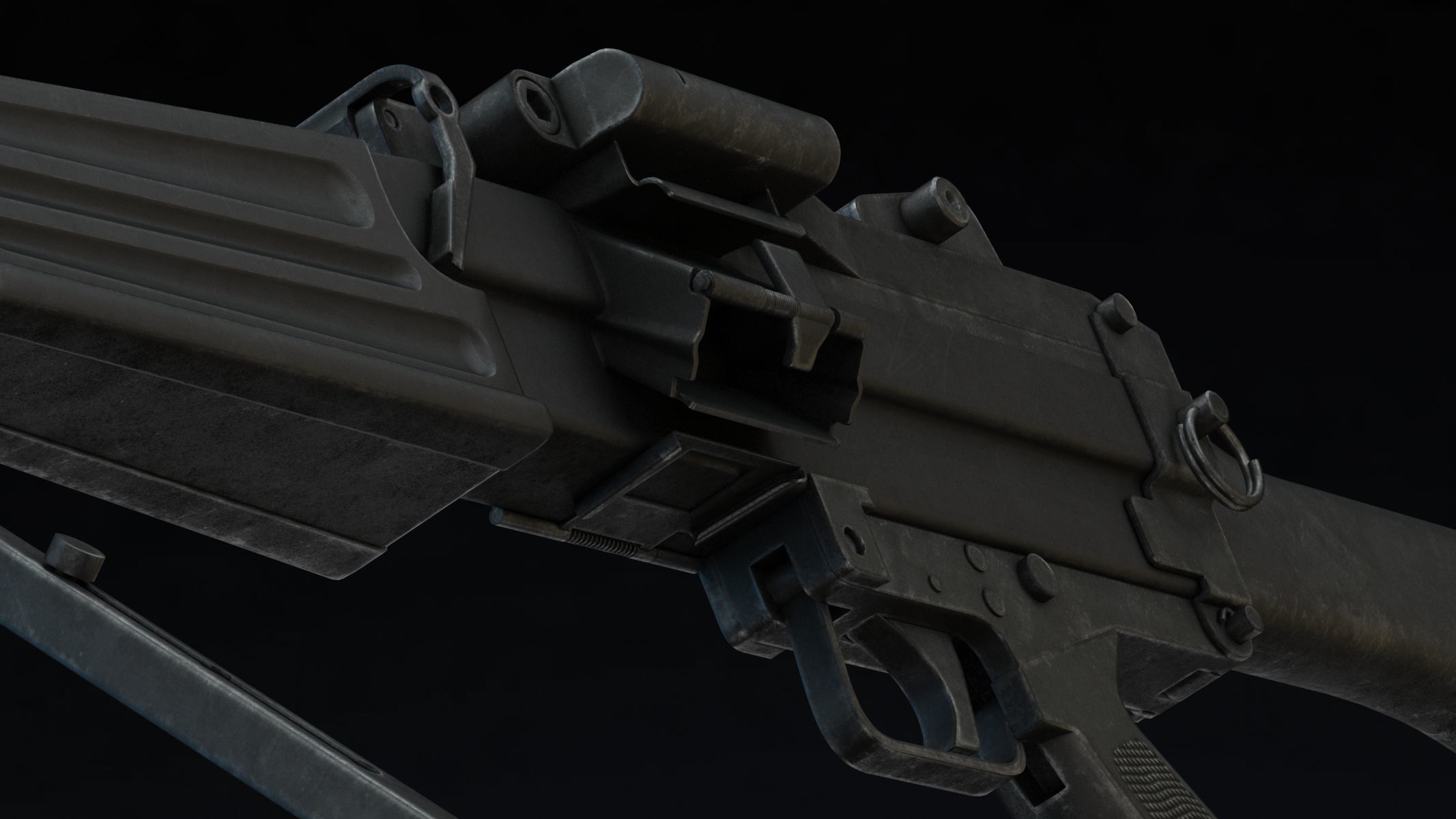 Daewoo K3 Low Poly  Low-poly 3D model_14