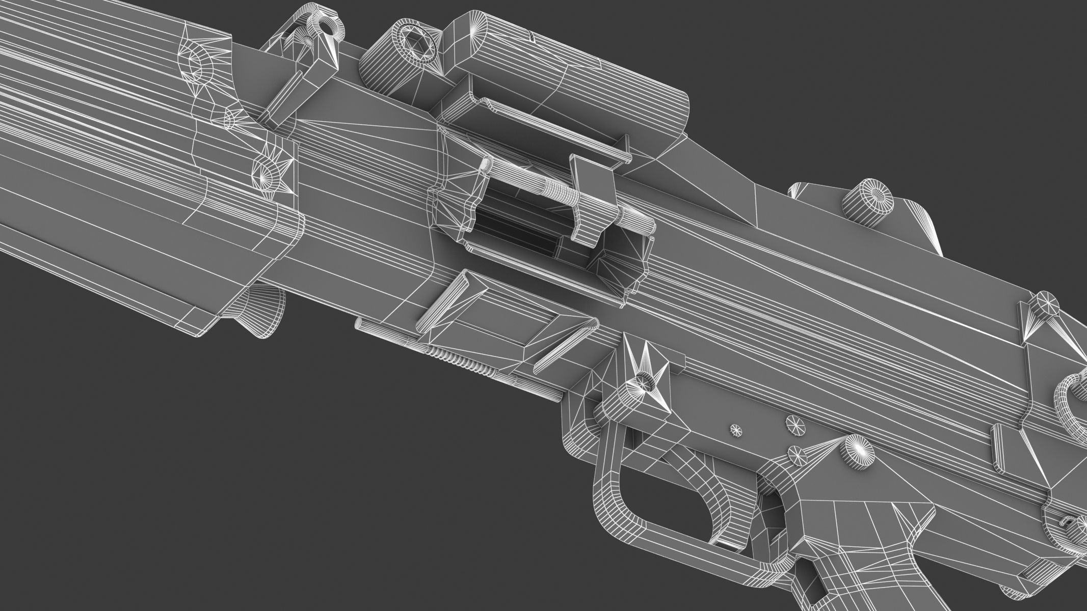 Daewoo K3 Low Poly  Low-poly 3D model_29