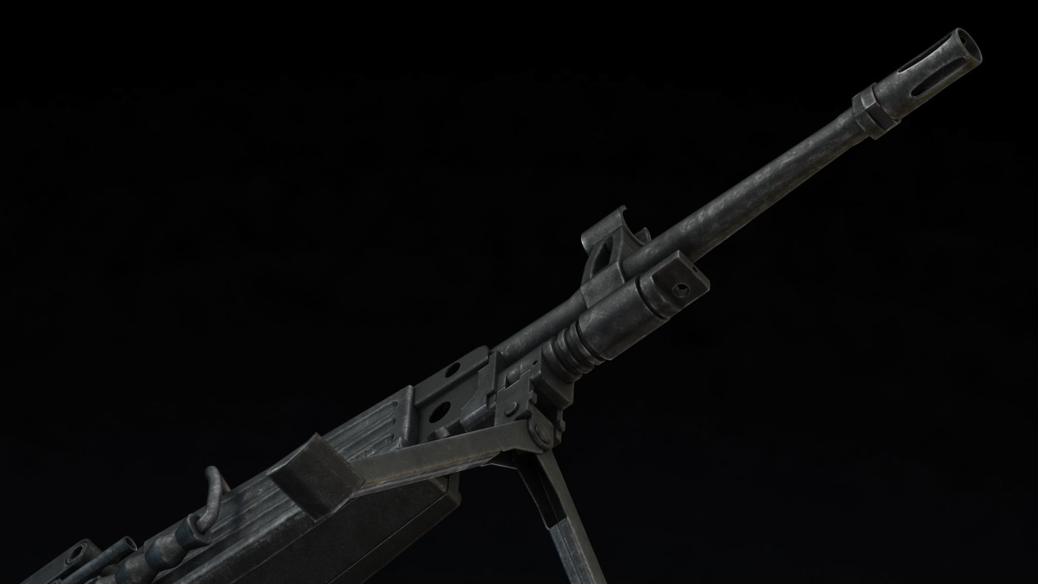 Daewoo K3 Low Poly  Low-poly 3D model_12